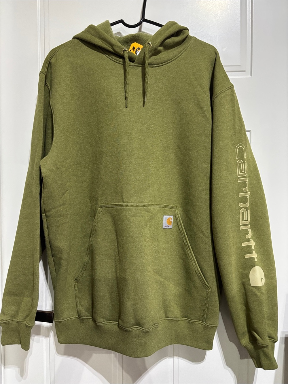 Carhartt Loose Fit midweight,logo sleeve, pullover hoodie pocket patch logo